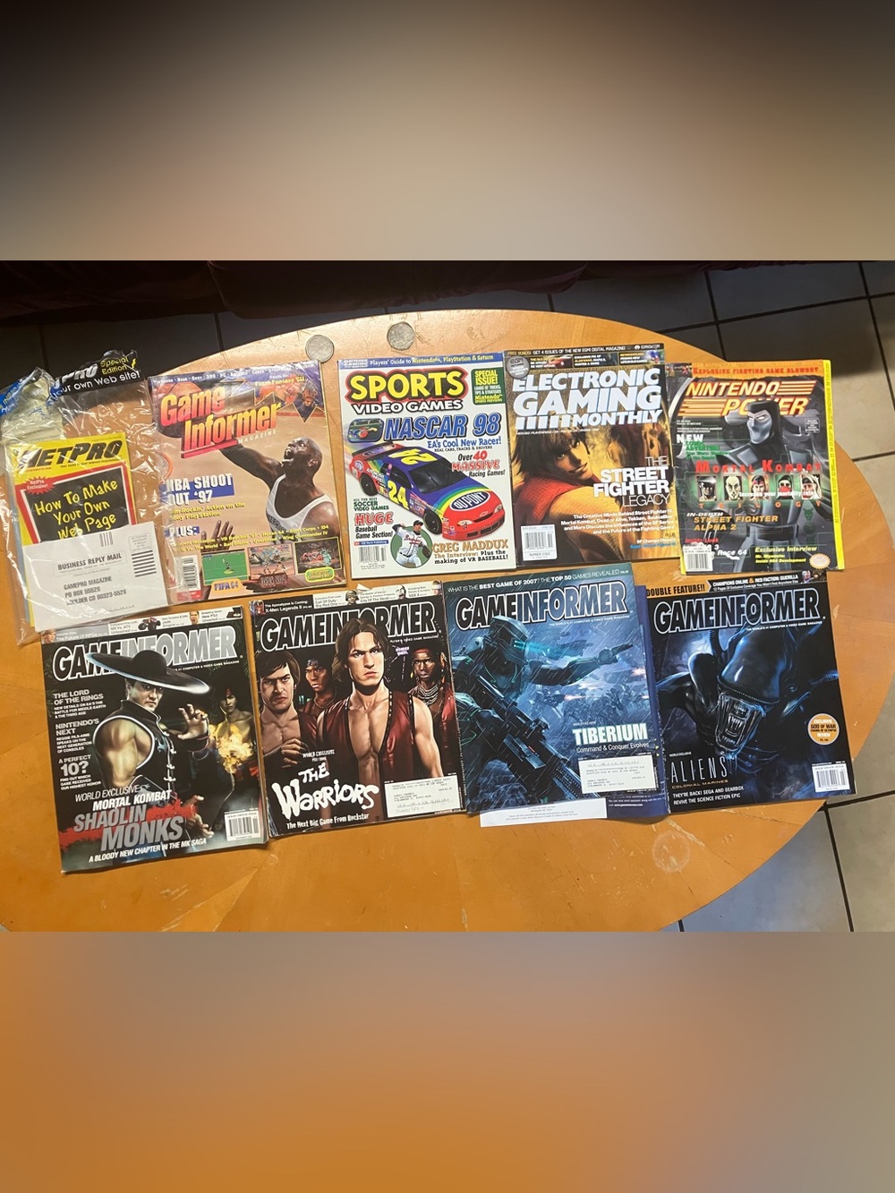 Vintage Retro Video Game Magazine Lot Street Fighter Mortal Kombat